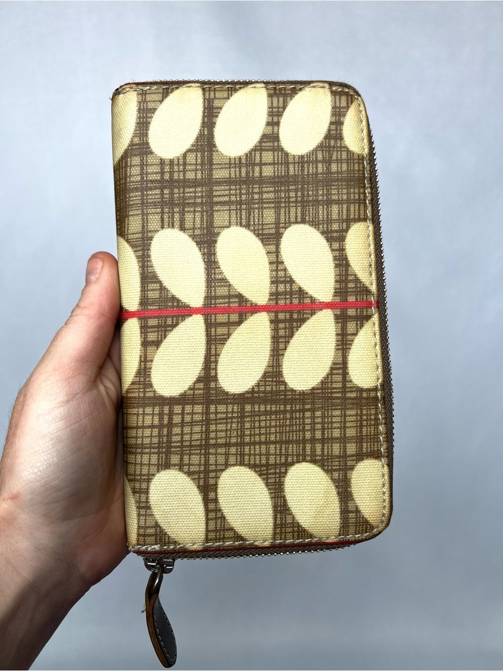Orla Kiely Etc Zip Around Wallet Retro Mod Print Continental Wallet